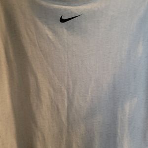 Nike T-shirt, M, shirt colors: white and navy